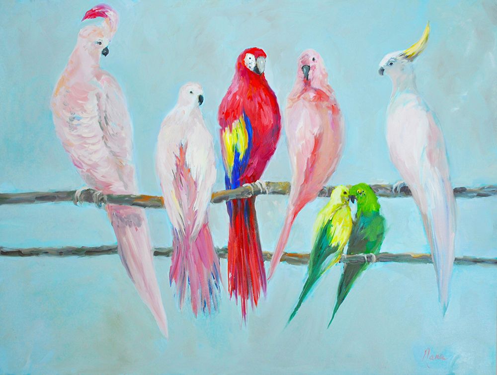 Exotic Birds art print by Allayn Stevens for $57.95 CAD