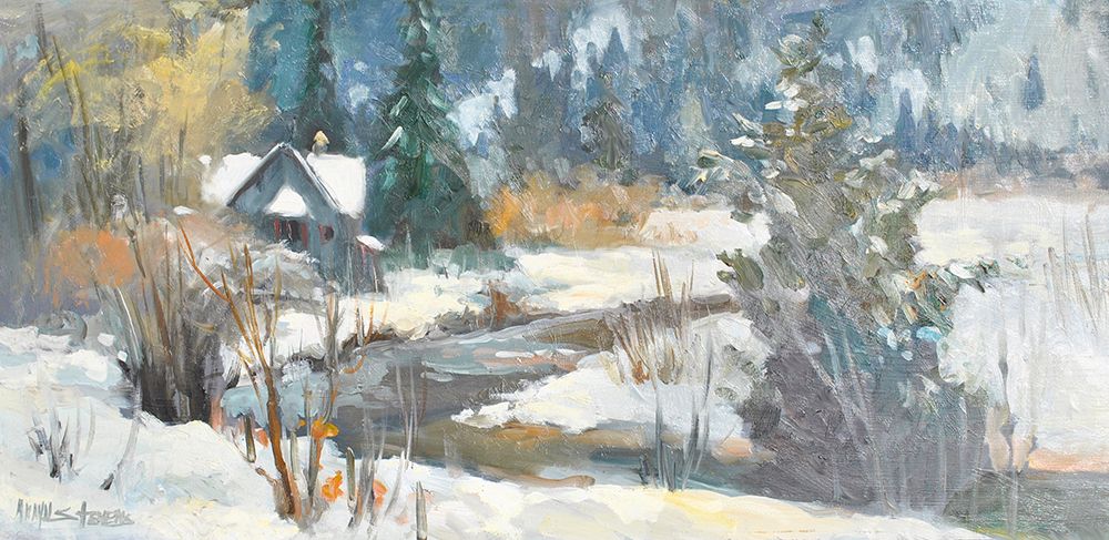Winter Creek art print by Allayn Stevens for $57.95 CAD