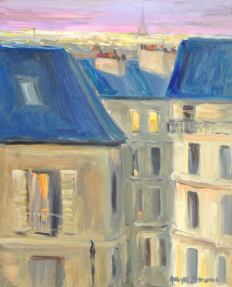 Parisian Roofs art print by Allayn Stevens for $57.95 CAD