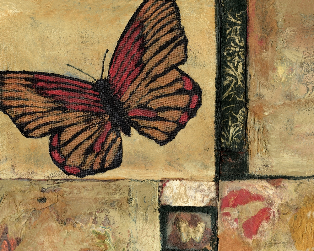 Butterfly in Red art print by Judi Bagnato for $57.95 CAD