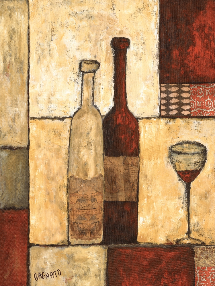 Wine for One art print by Judi Bagnato for $57.95 CAD