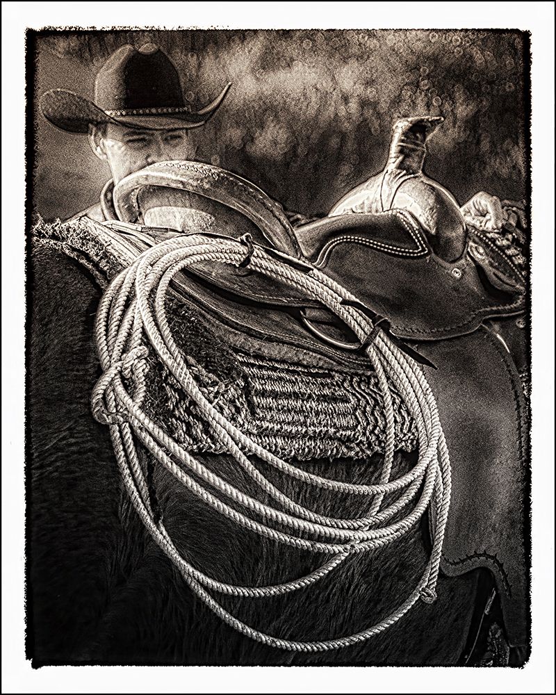 Cowboy Saddle art print by Jerry Cowart for $57.95 CAD