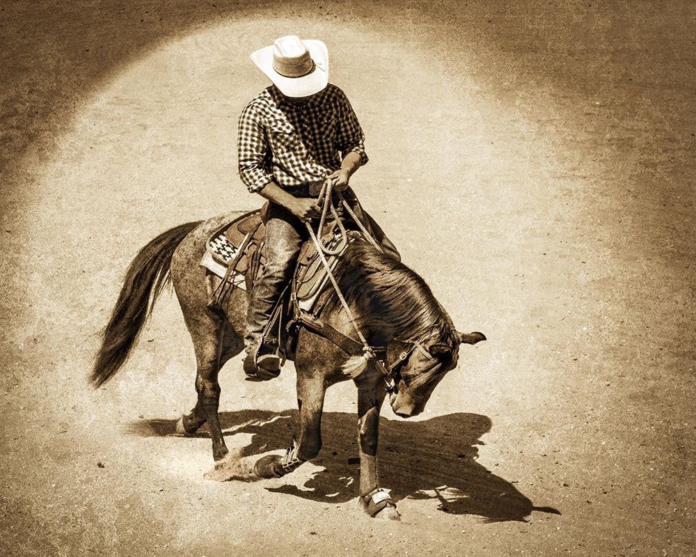 Cowboy Sepia art print by Jerry Cowart for $57.95 CAD