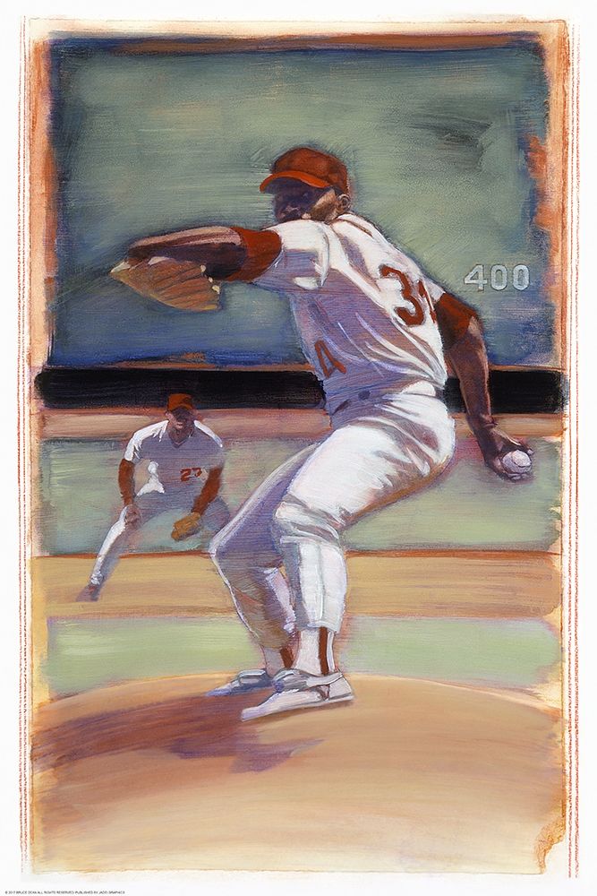 Baseball 1 art print by Bruce Dean for $57.95 CAD