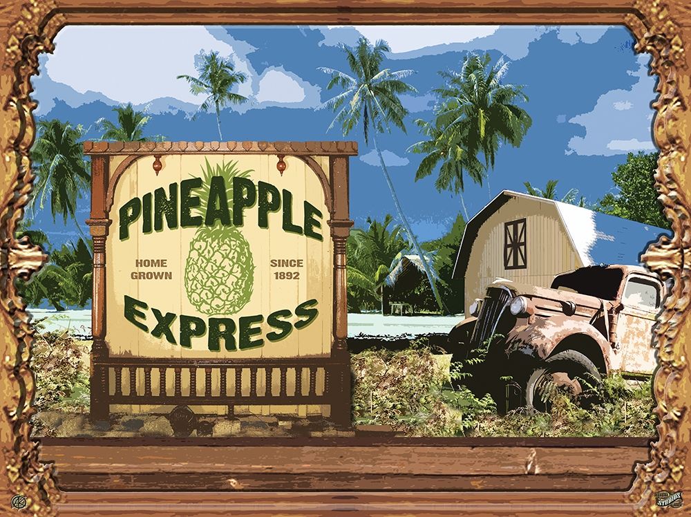 Pineapple Express art print by Has for $57.95 CAD