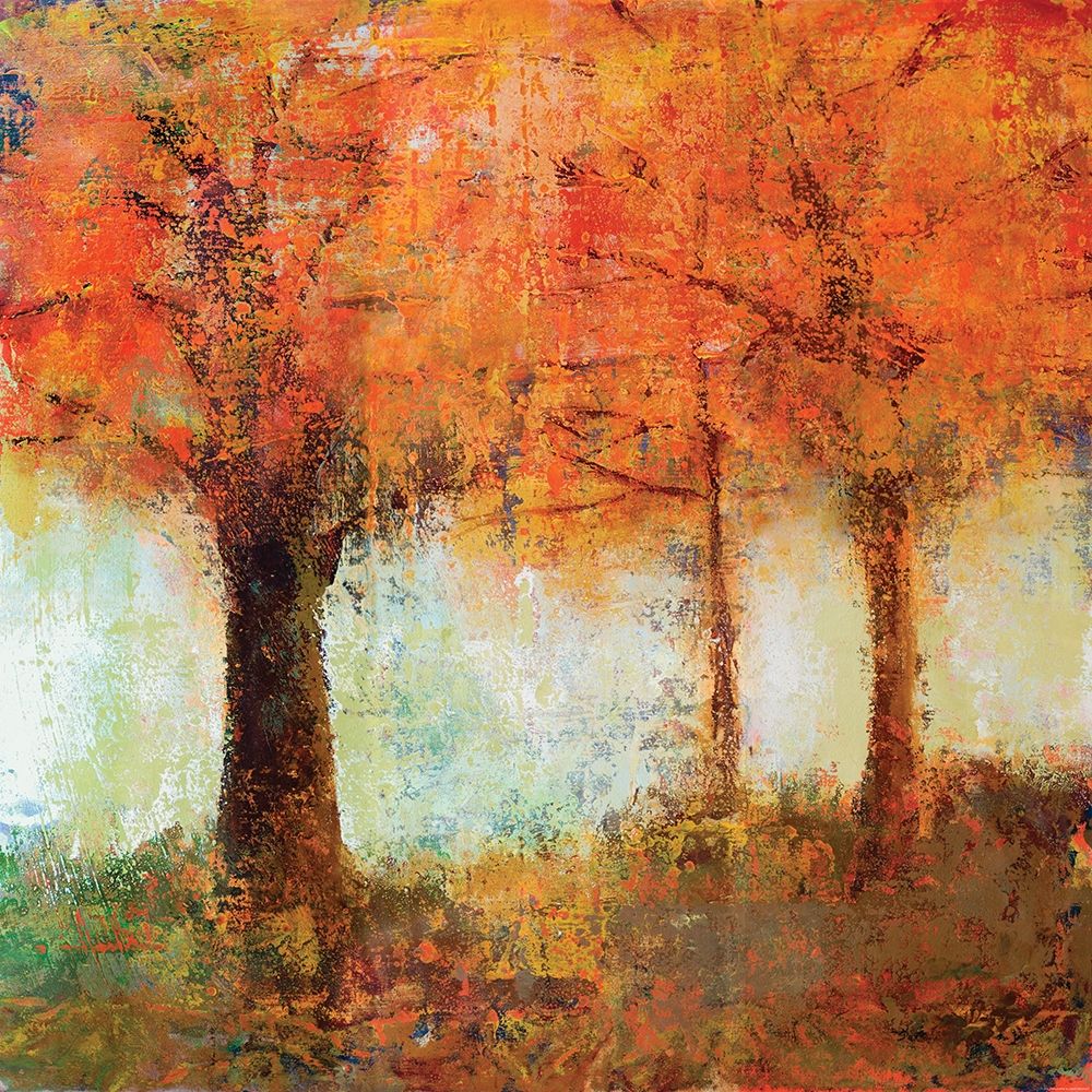 Fall Trees art print by Sokol-Hohne for $57.95 CAD