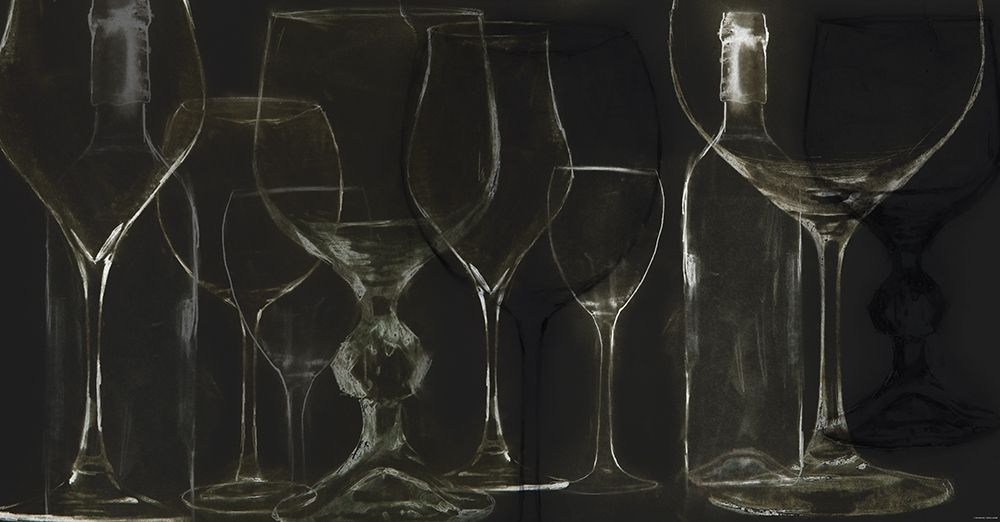 Wine Glasses 1 art print by Sokol-Hohne for $57.95 CAD