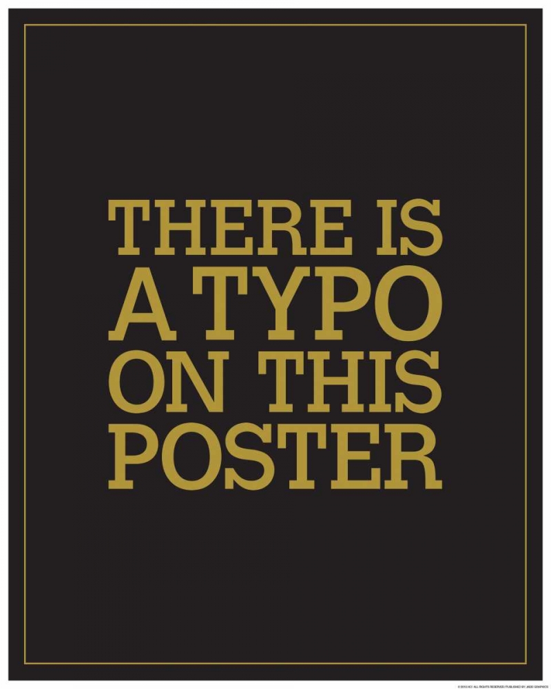 Typo art print by JJ Brando for $57.95 CAD