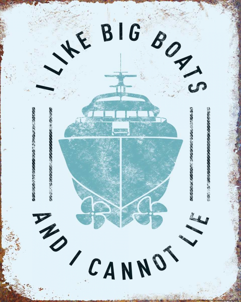 I Like Big Boats art print by JJ Brando for $57.95 CAD