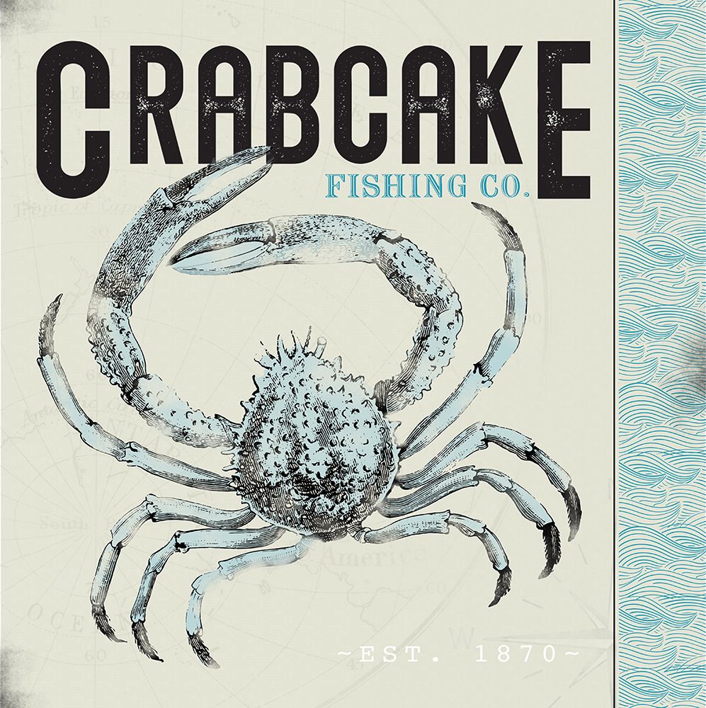 Crabcake art print by Judi Bagnato for $57.95 CAD