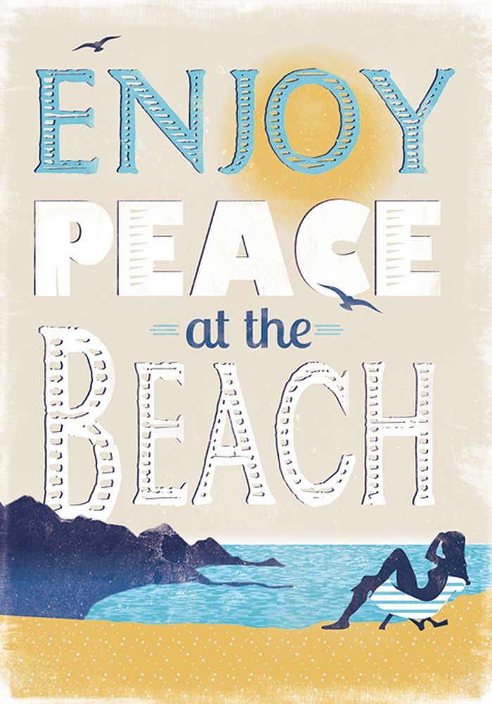 Peace At The Beach art print by Judi Bagnato for $57.95 CAD
