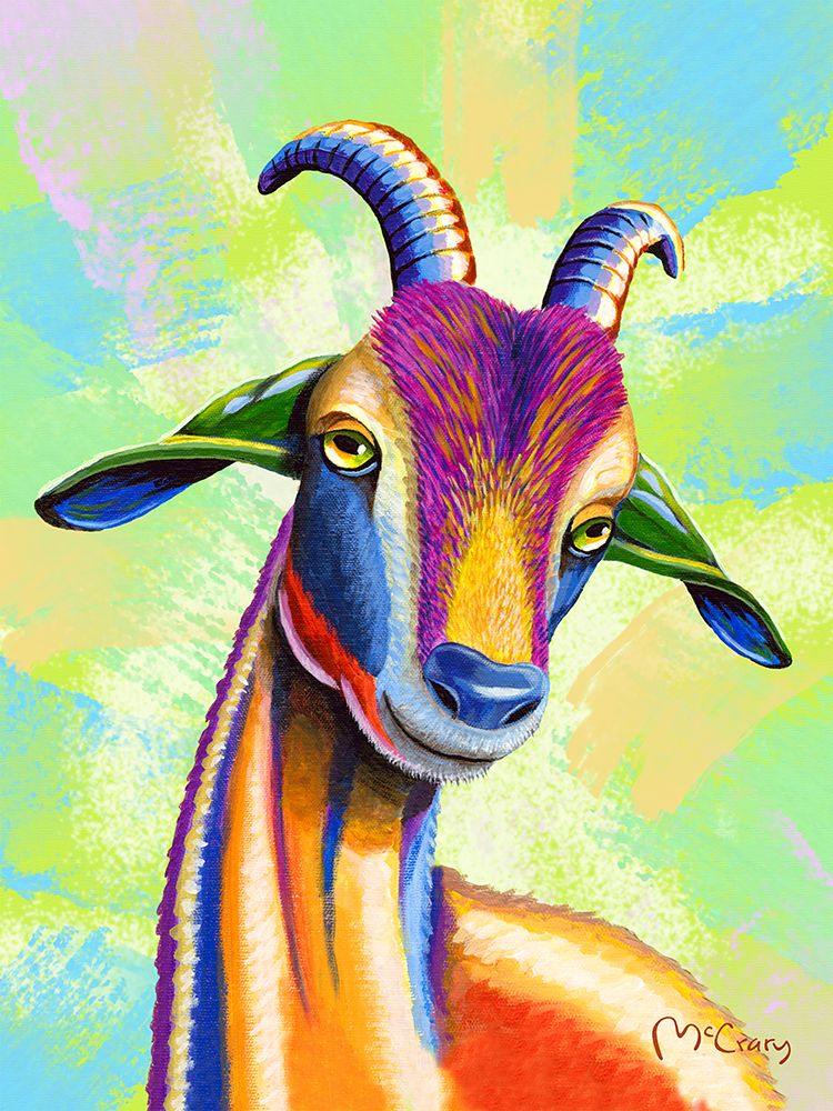 Goat art print by Mike McCrary for $57.95 CAD
