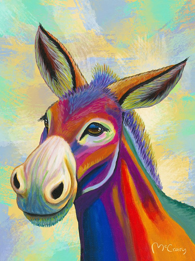 Donkey art print by Mike McCrary for $57.95 CAD