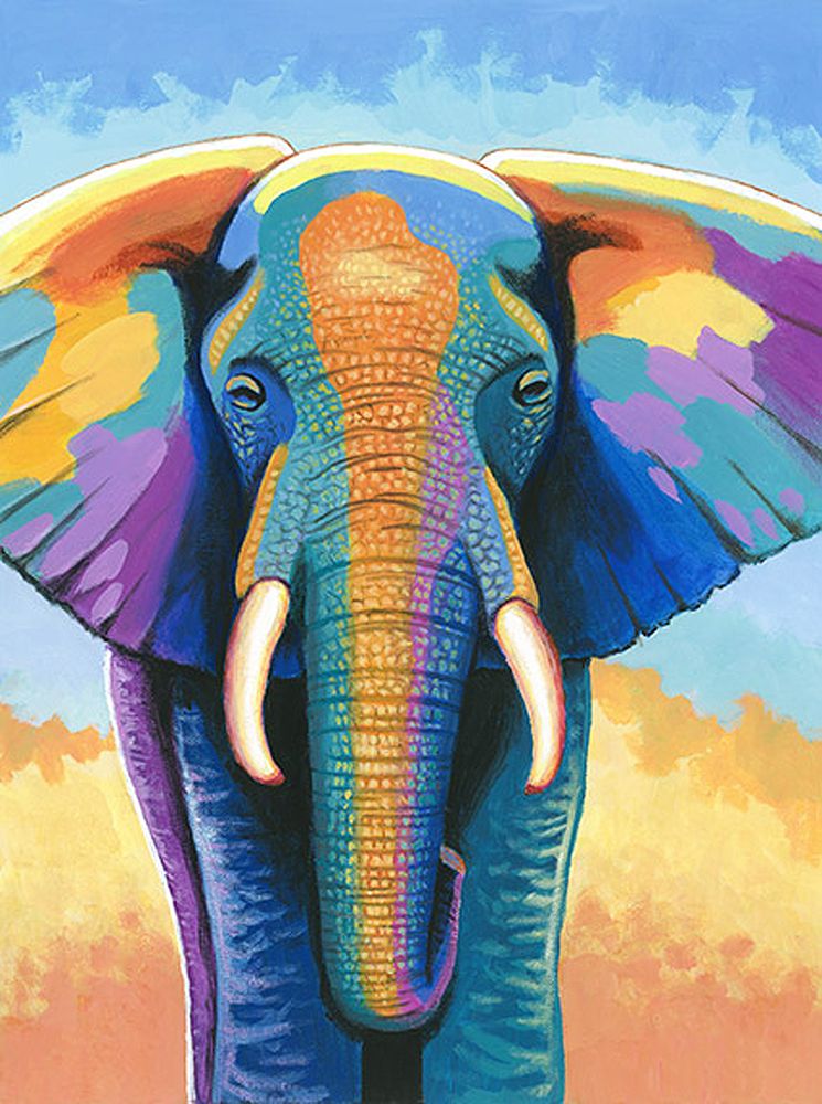 Elephant art print by Mike McCrary for $57.95 CAD