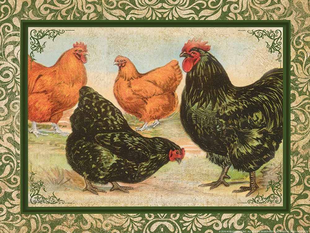 Chicken 2 art print by Inc. Nobleworks for $57.95 CAD