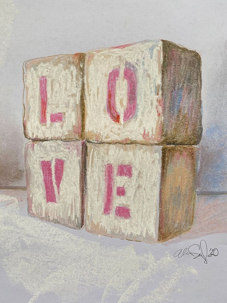 Love Blocks art print by Alan Segal for $57.95 CAD