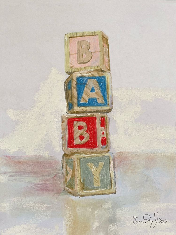 Baby Blocks art print by Alan Segal for $57.95 CAD