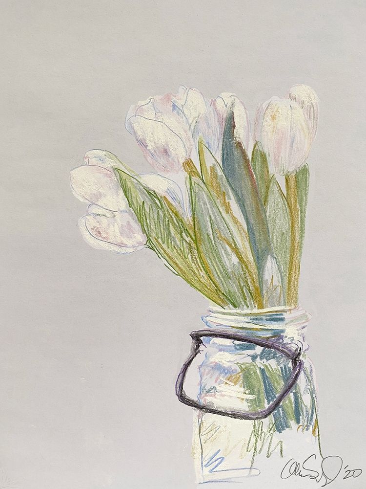 White Tulips art print by Alan Segal for $57.95 CAD