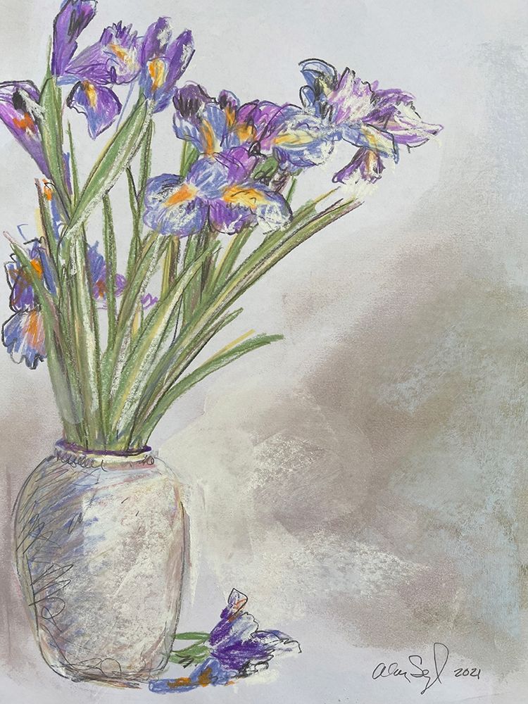 Wild Iris art print by Alan Segal for $57.95 CAD