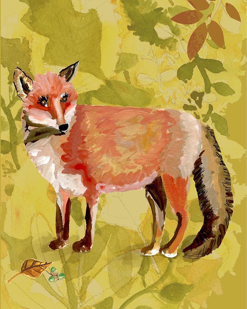 Foxy art print by Patti Sokal for $57.95 CAD