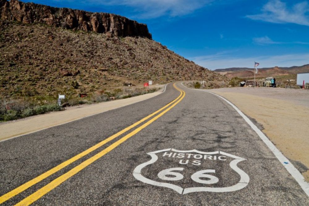 RT 66 Curved Road art print by Susan Vizvary for $57.95 CAD