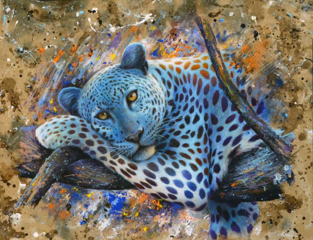 Leopard art print by Jean-Marc Chamard for $57.95 CAD