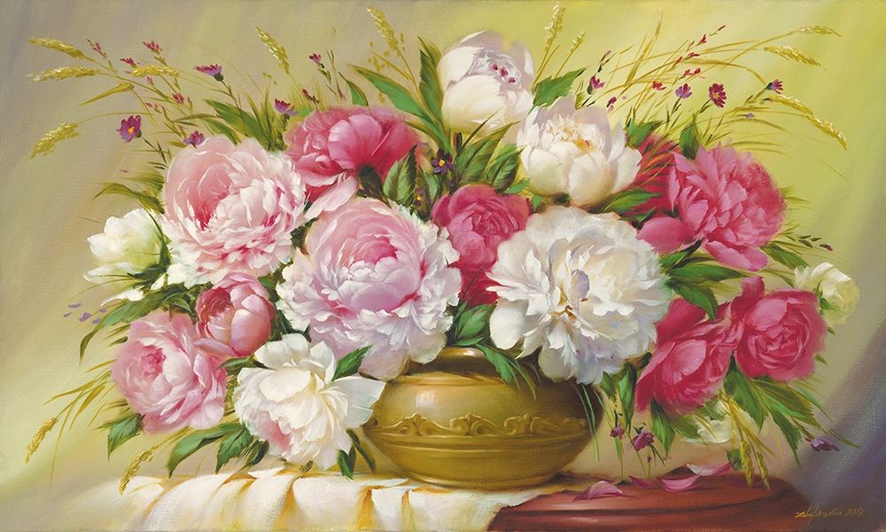 Spring Roses art print by Petrovich Dvoretskiy for $57.95 CAD
