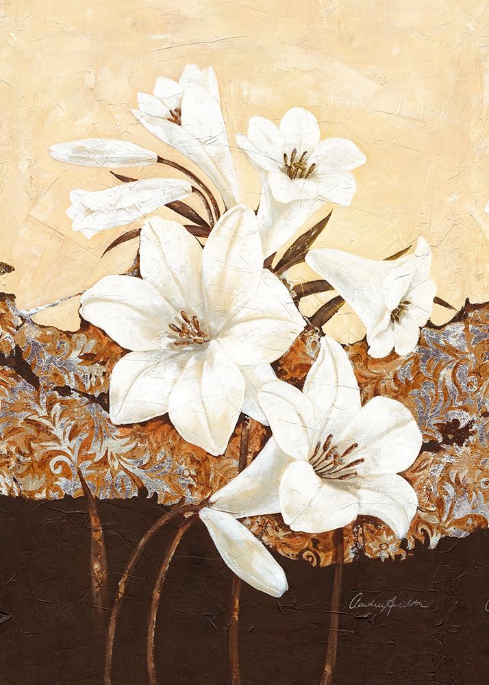 Oriental Lilies art print by Claudia Ancilotti for $57.95 CAD