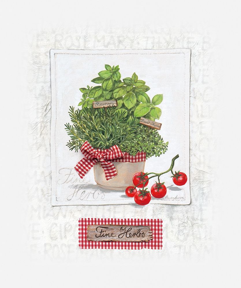 Fine Herbs, klein art print by Claudia Ancilotti for $57.95 CAD