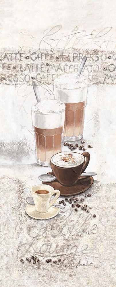 Coffee Lounge art print by Claudia Ancilotti for $57.95 CAD