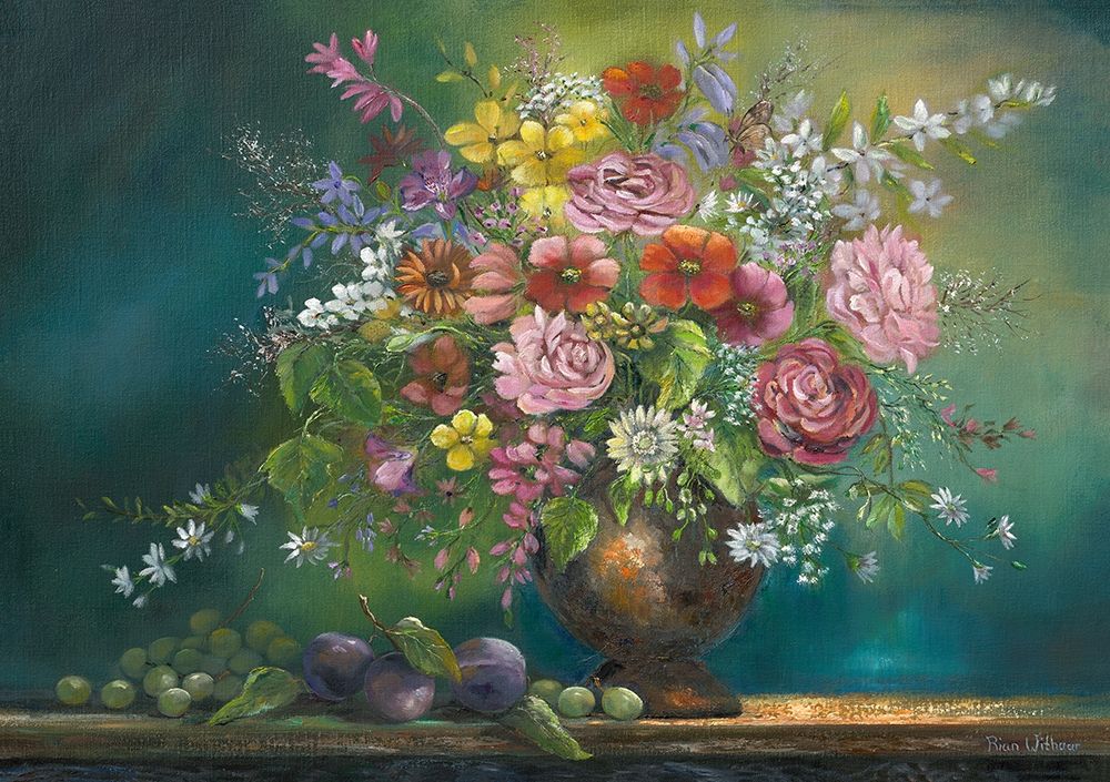 Flower Bouquet 1 art print by Rian Withaar for $57.95 CAD