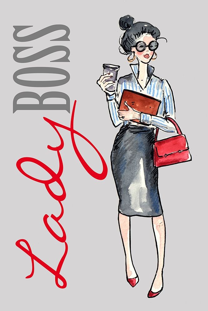 Lady Boss art print by Renate Holzner for $57.95 CAD