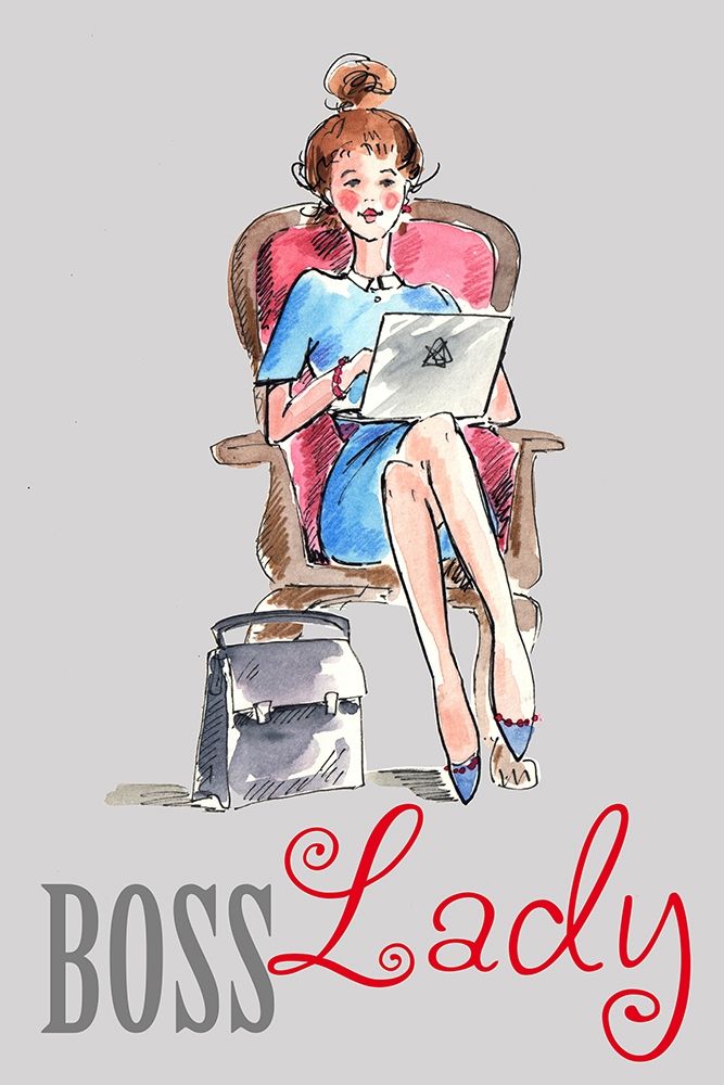 Boss Lady art print by Renate Holzner for $57.95 CAD