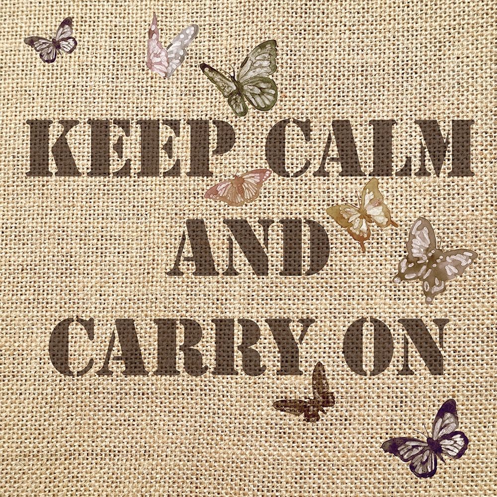 Keep Calm and Carry on 7 art print by Renate Holzner for $57.95 CAD