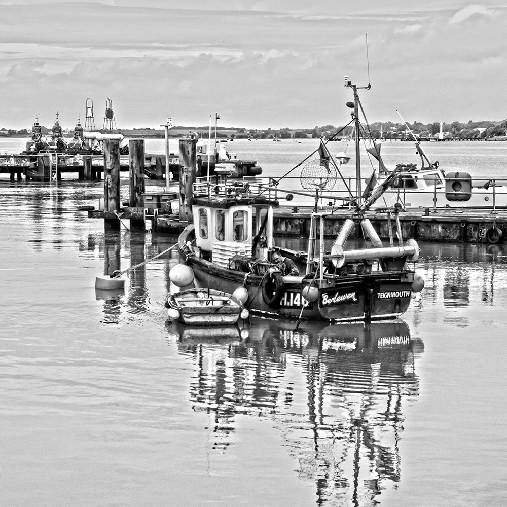 BOAT IN BLACK AND WHITE I art print by George Fossey for $57.95 CAD