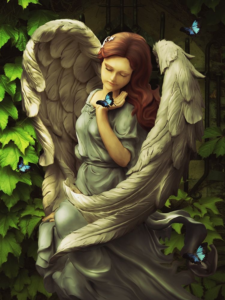 Angel Oriphiel art print by Babette for $57.95 CAD