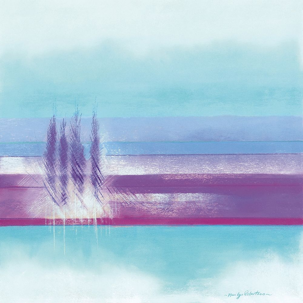 TURQUOISE Landscape II art print by Marilyn Robertson for $57.95 CAD