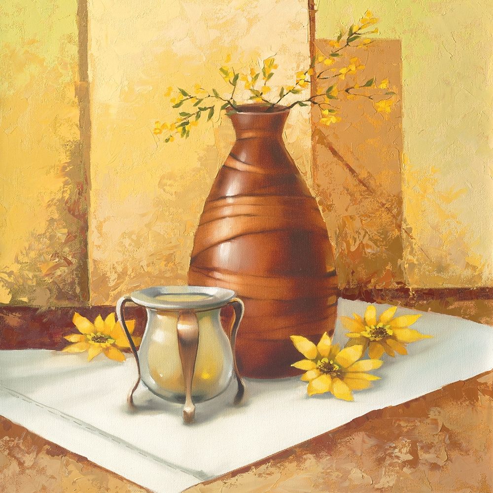 Still-Life WITH SUNFLOWERS art print by Babichev for $57.95 CAD