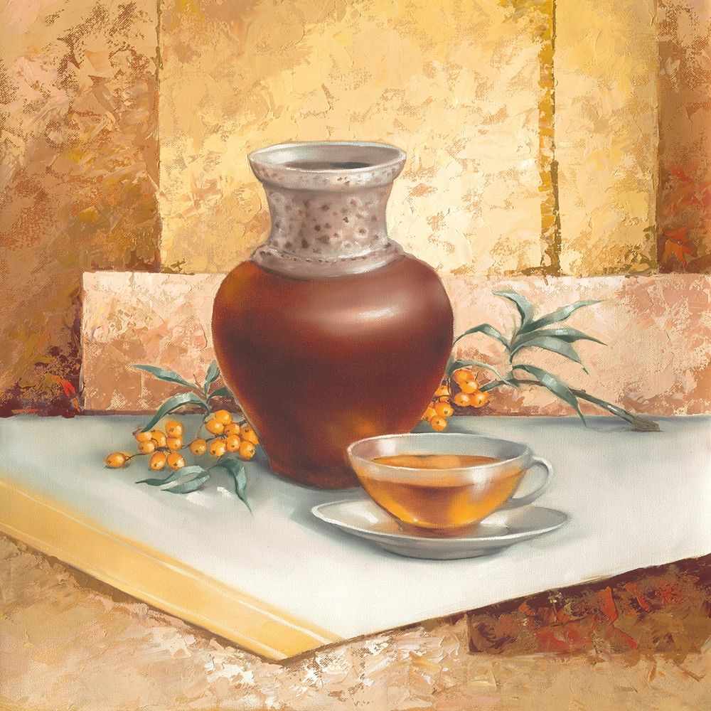 Still-Life WITH TEA art print by Babichev for $57.95 CAD