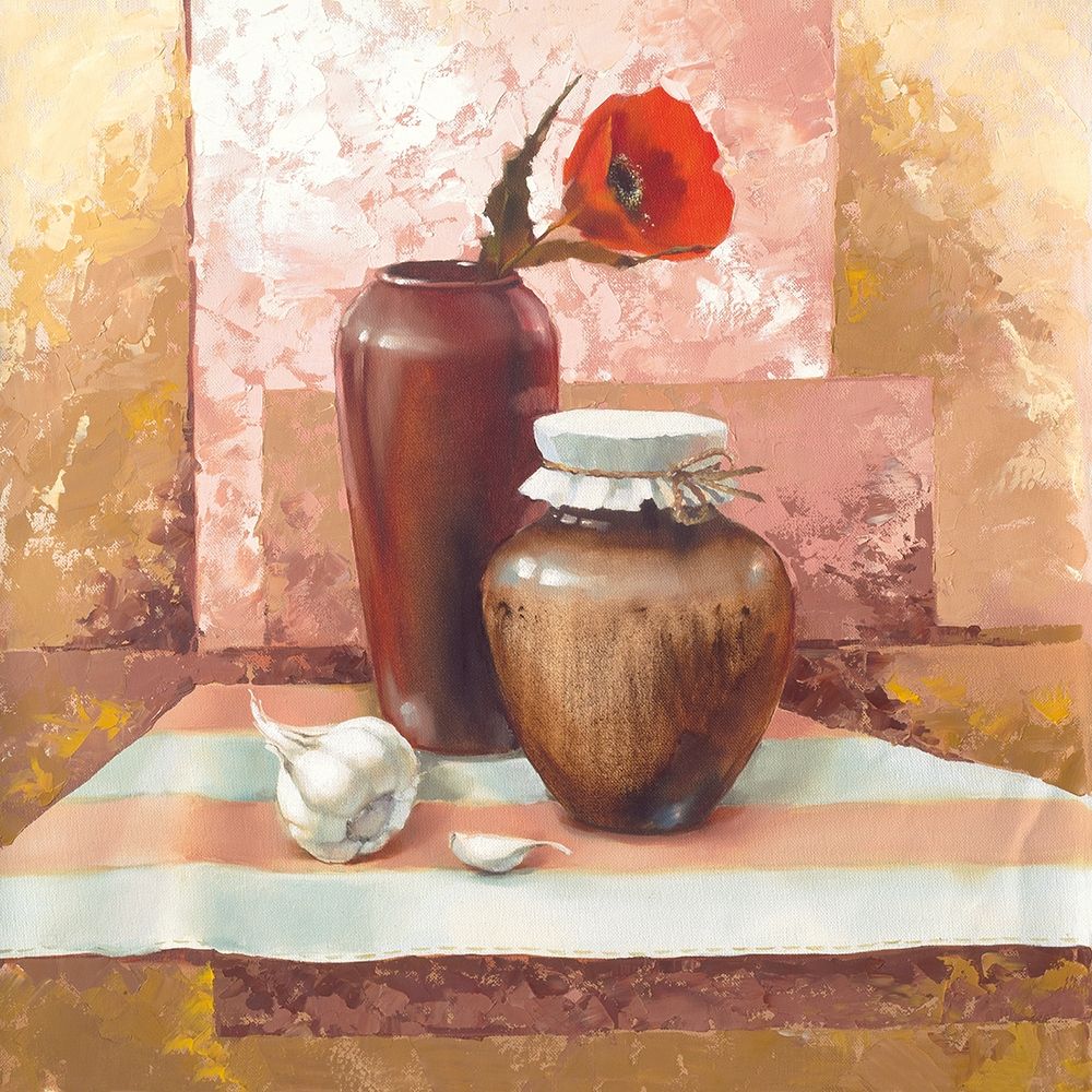 Still-Life WITH RED POPPIES art print by Babichev for $57.95 CAD
