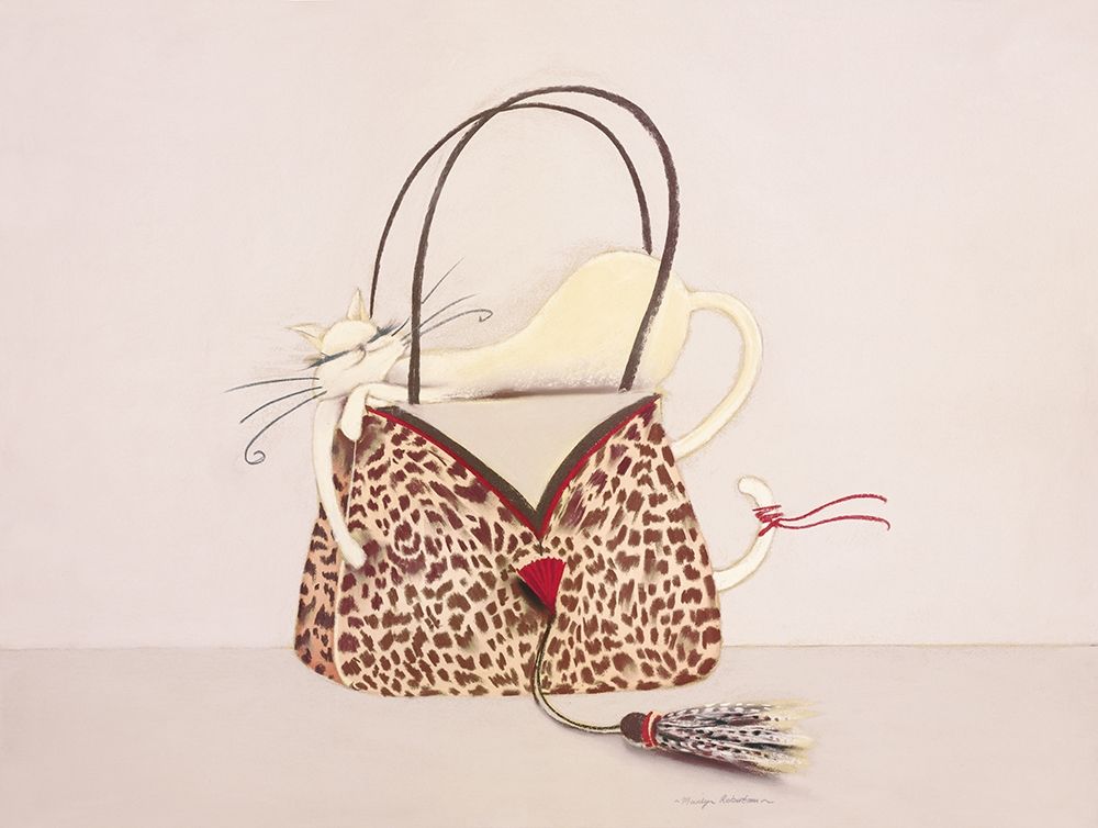 THE CAT OUT OF THE BAG II art print by Marilyn Robertson for $57.95 CAD