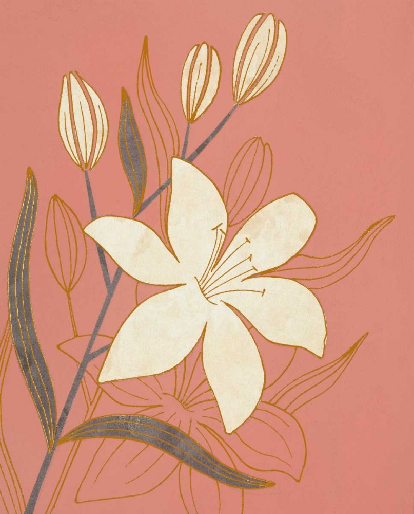 Terra Cotta Lillies I art print by Design Show for $57.95 CAD