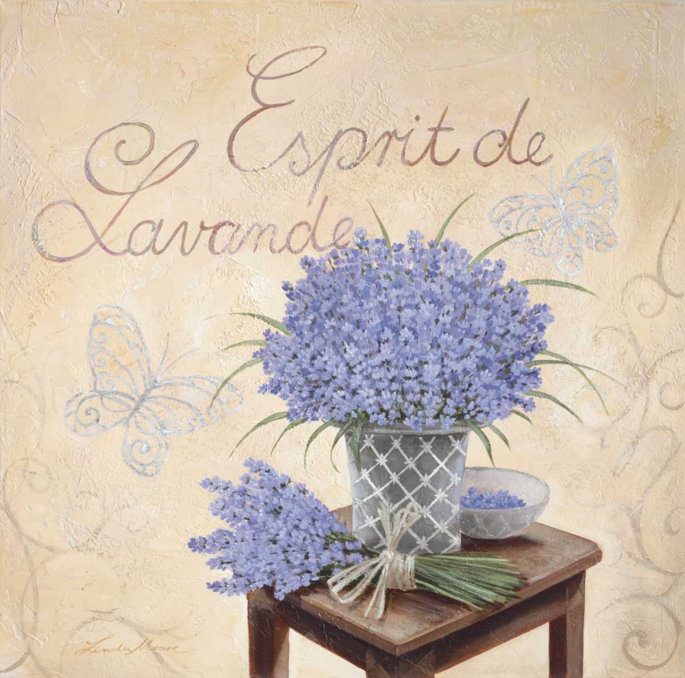 Esprit De Lavande art print by Linda Moore for $57.95 CAD