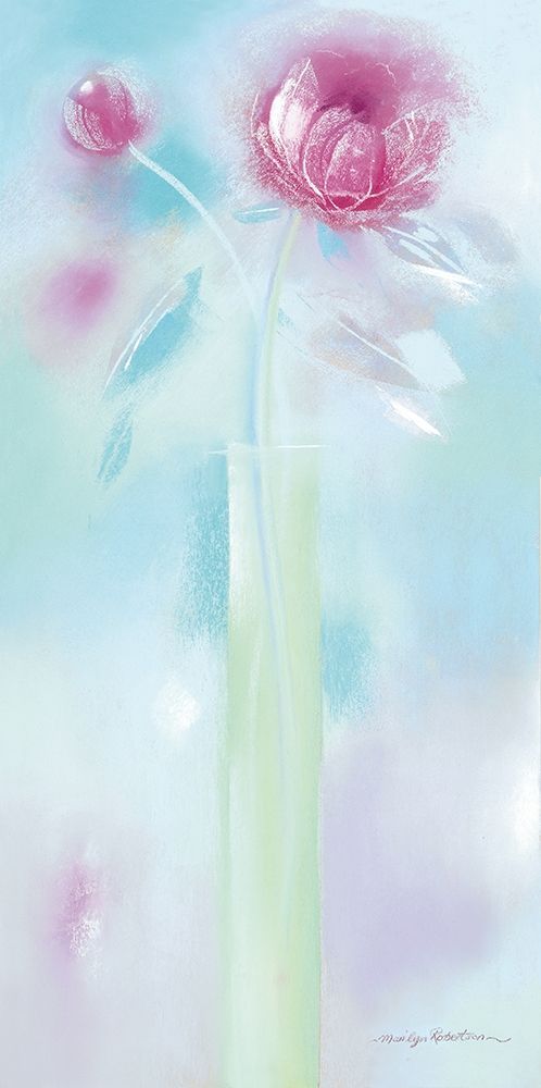 SINGLE SUMMER BLOOM I art print by Marilyn Robertson for $57.95 CAD