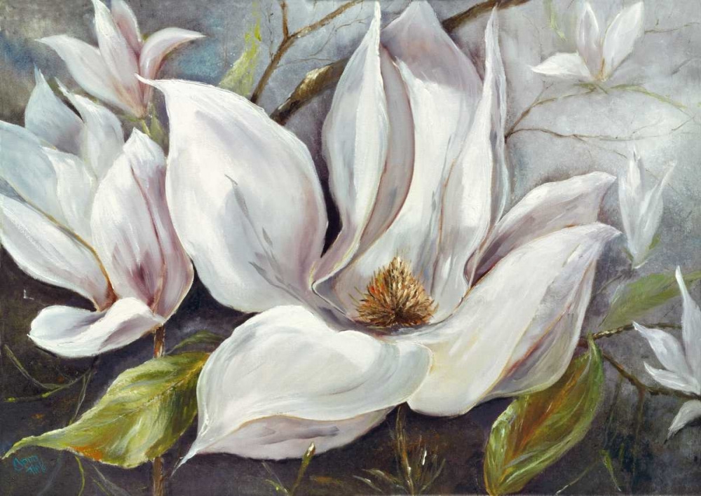 Tender Magnolias I art print by Anna Field for $57.95 CAD