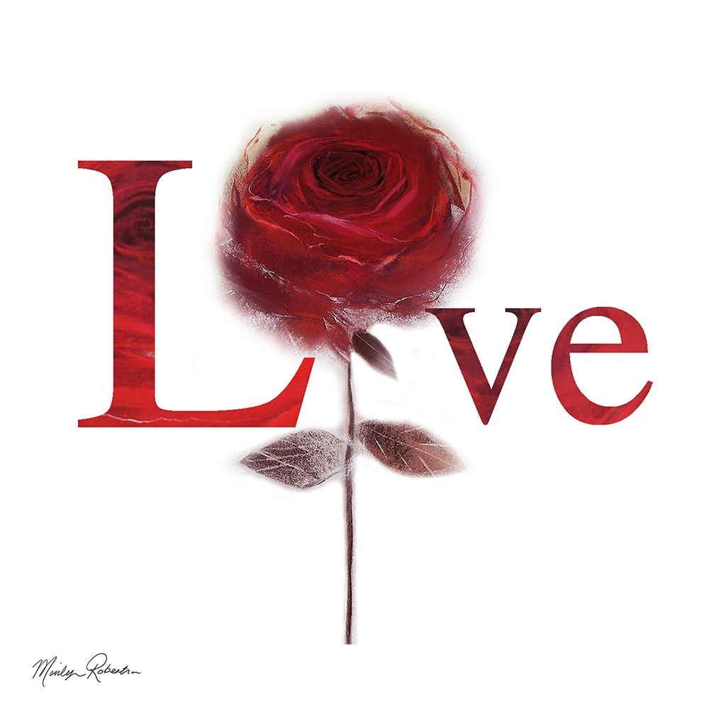 LOVE ROSE art print by Marilyn Robertson for $57.95 CAD