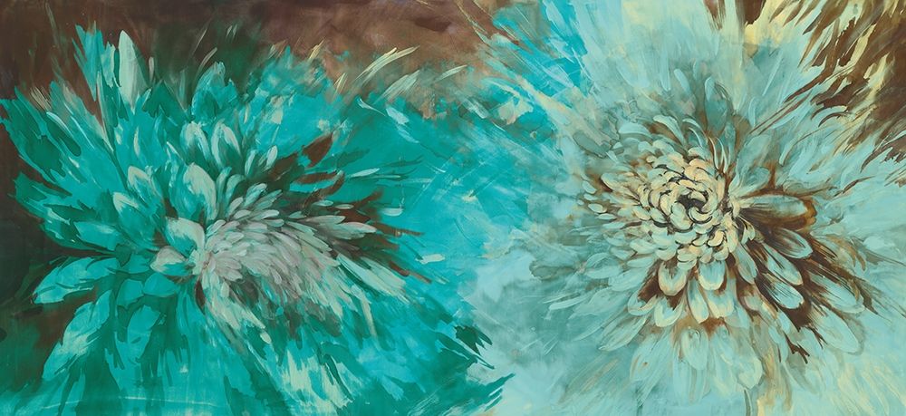 TURQUOISE BLOOM art print by Michael Ganz for $57.95 CAD