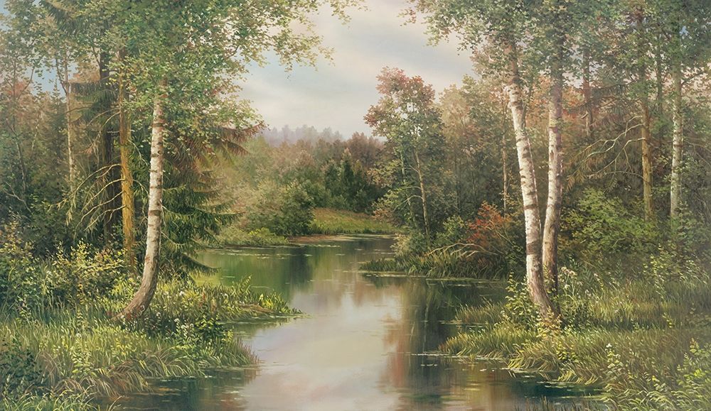 RIVER Landscape art print by Svetlana Osipova for $57.95 CAD