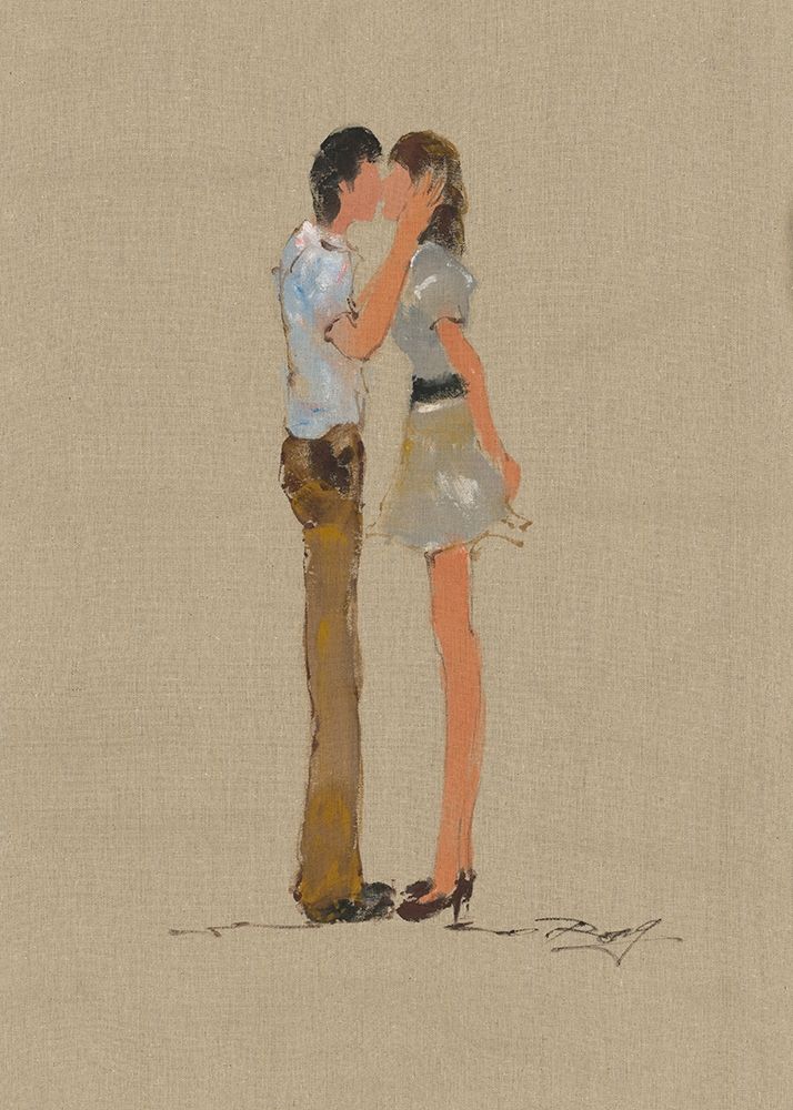 TENDER KISS art print by Shenli for $57.95 CAD