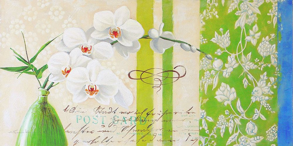 Floral GREETINGS I art print by Warminski for $57.95 CAD